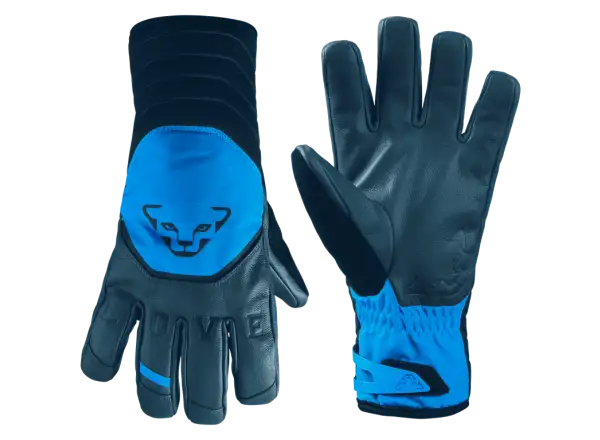 Dynafit FT Leather touring gloves mykonos blue