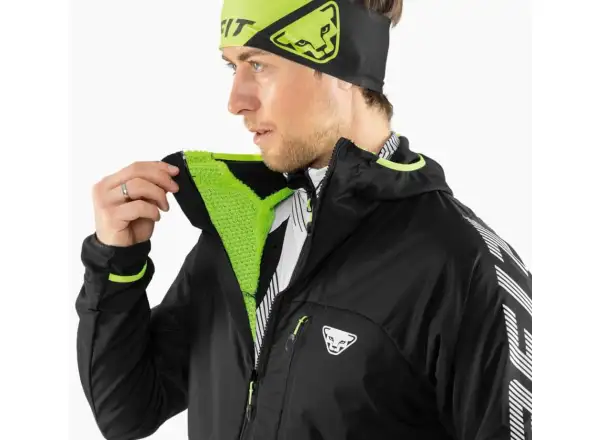 Dynafit DNA Polartec Alpha men's jacket Black Out/Neon Yellow