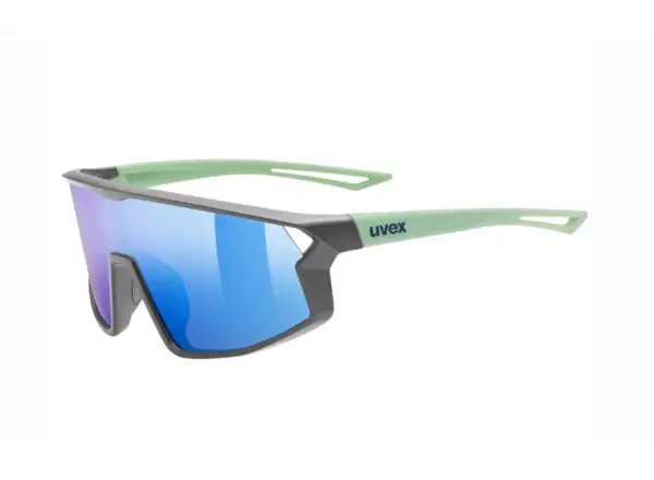 Uvex Skyryse JR. children's glasses Grey/Green Matt/Mirror Blue