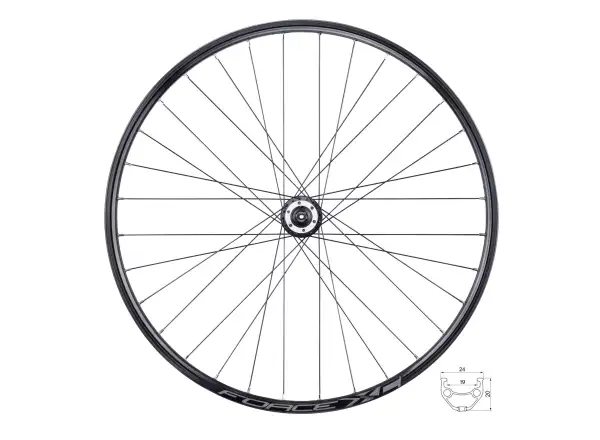 Force XC Disc 584x23 front spoked wheel F804332 32 holes