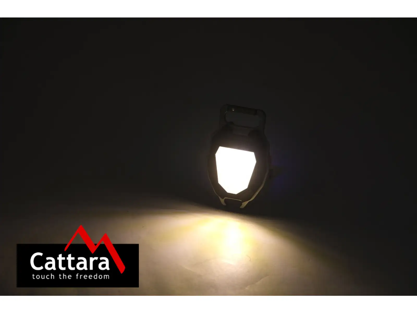 Cattara lamp COB 560 lm Multi emblem with lighter