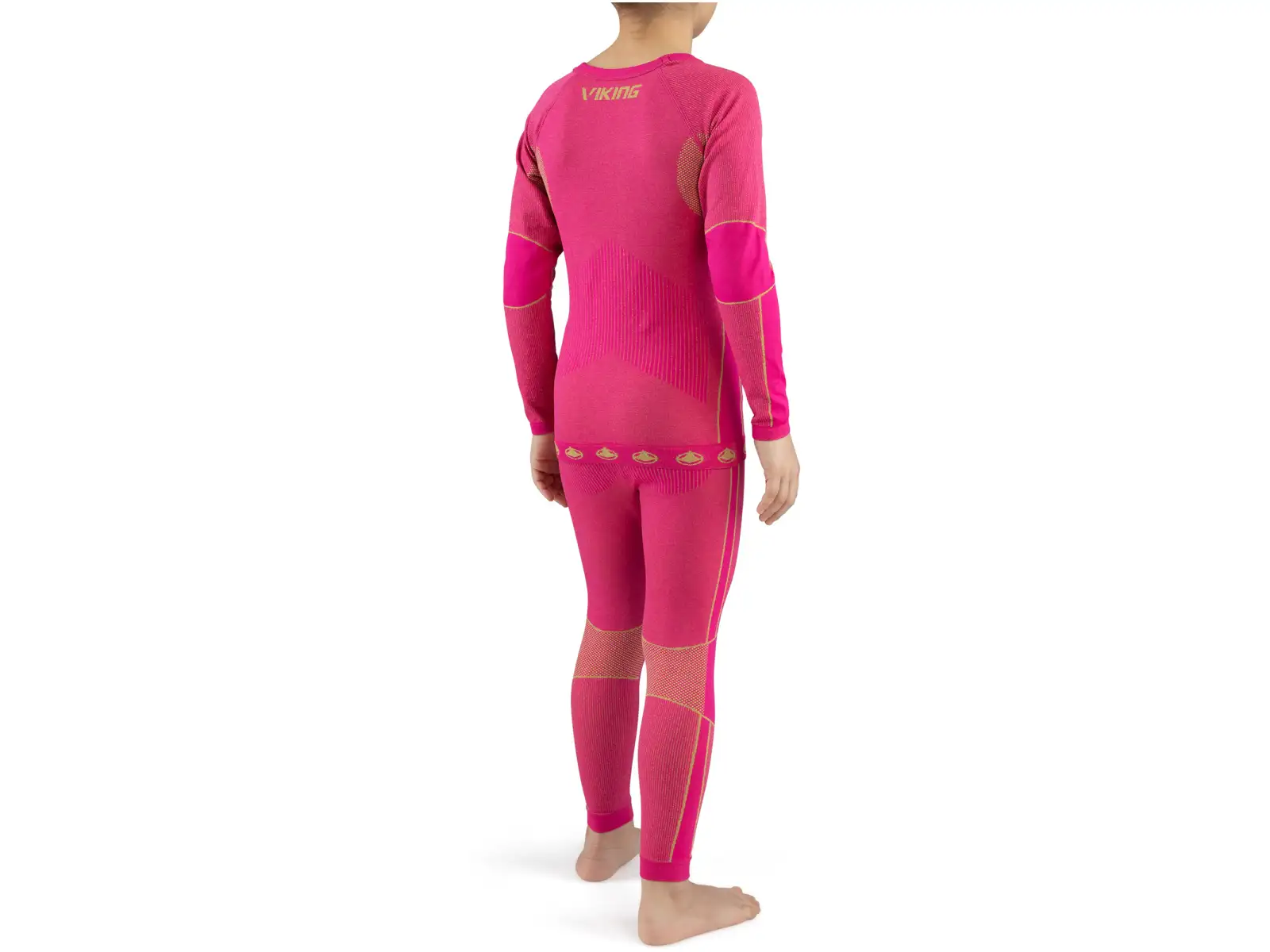 Viking Riko children's base layer Fuchsia