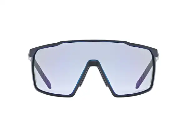 Uvex MTN Perform S Variomatic glasses Black Matt/LTM. Blue