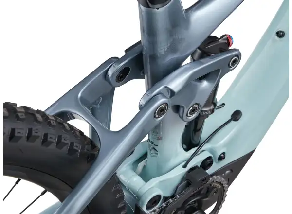 Liv Intrigue X Advanced E+ Elite 2 full suspension e-bike Soap Suds/Aged Denim