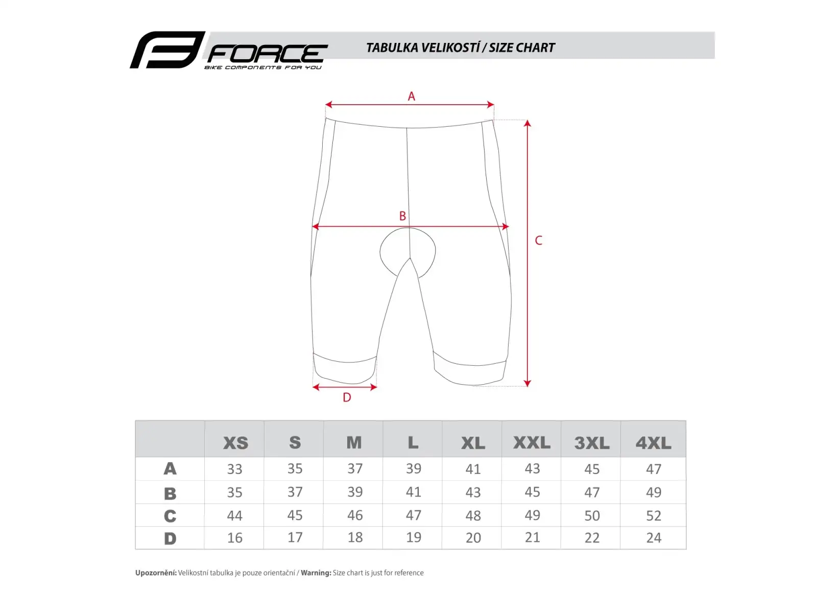 Force B21 Easy men's shorts with padding black