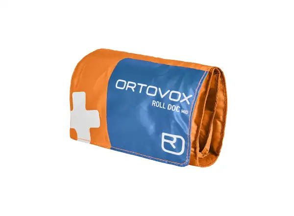 Ortovox First Aid Roll Doc Mid first aid kit Shocking Orange