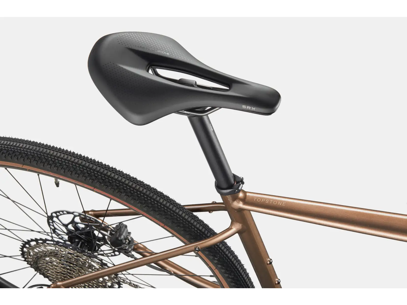 Cannondale Topstone CAAD 1 GRX 1X gravel bike Platinum Bronze