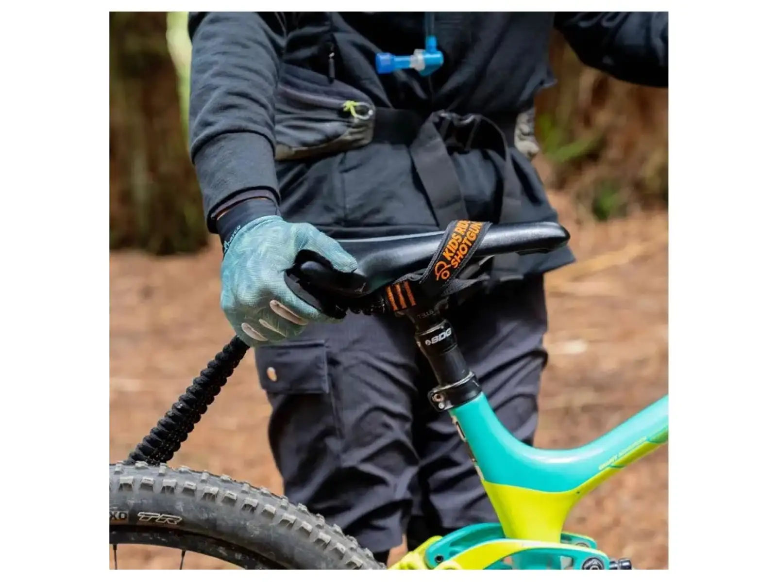 Kids Ride Shotgun Quick Fit tow rope black