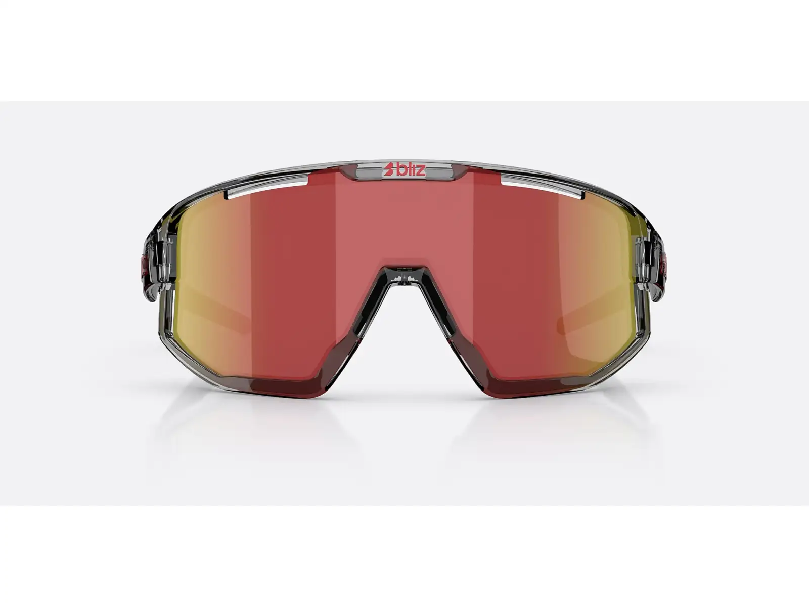 Bliz Fusion sunglasses Transparent Dark Grey/Brow Red Multi