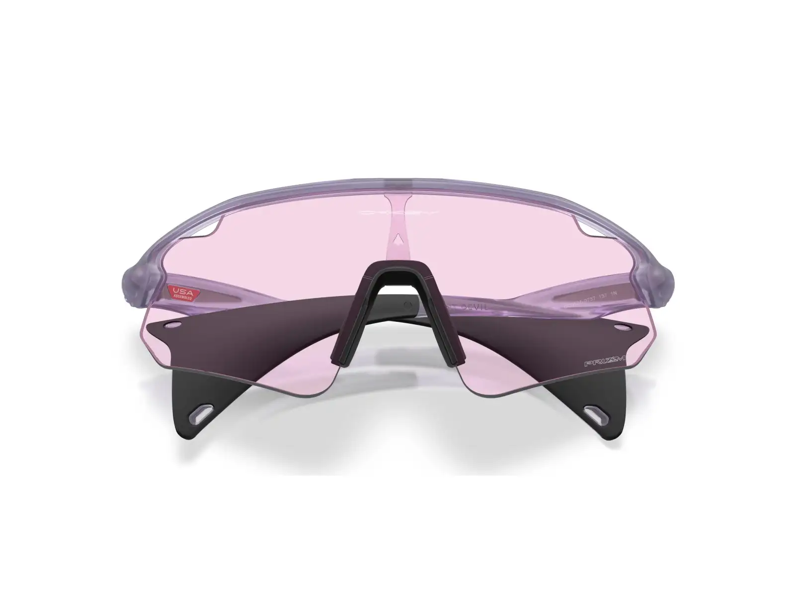 Oakley Stunt Devil A sports glasses Transparent Lilac/Prizm Low Light