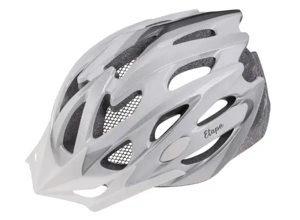 Etape Venus women's cycling helmet white/silver matte