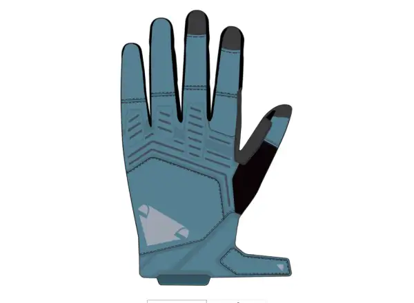 Endura Singletrack windproof gloves blue