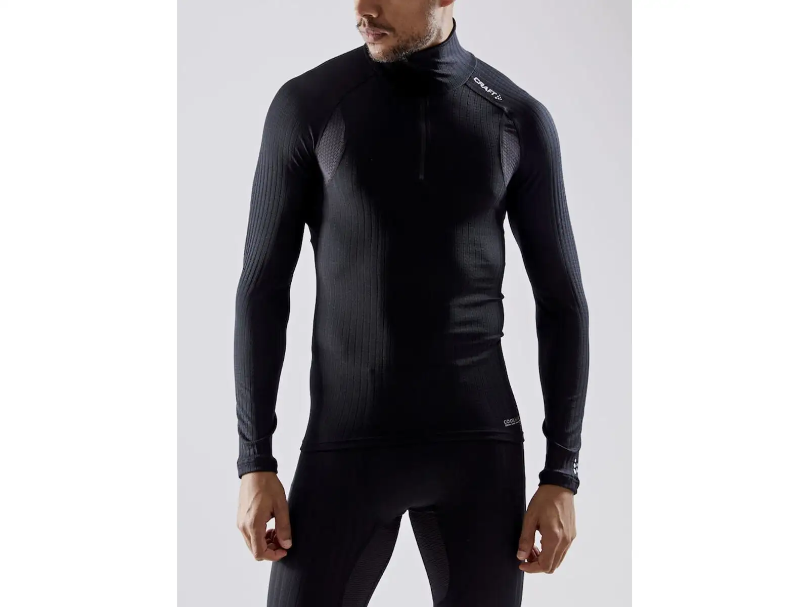 Craft Active Extreme X Zip men's long sleeve shirt black