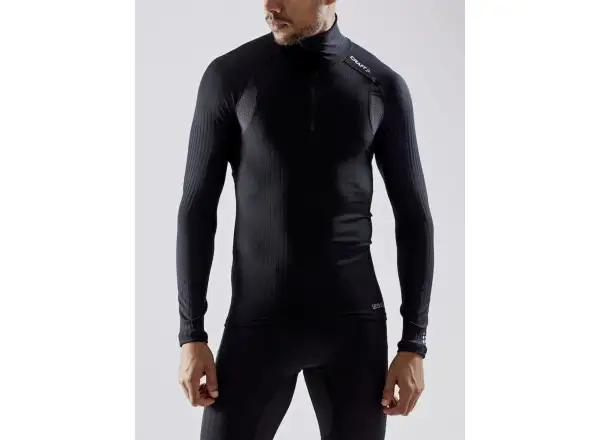 Craft Active Extreme X Zip men's long sleeve shirt black