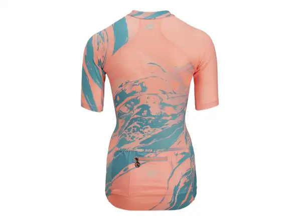 Silvini Catirina women's jersey short sleeve Coral/Green