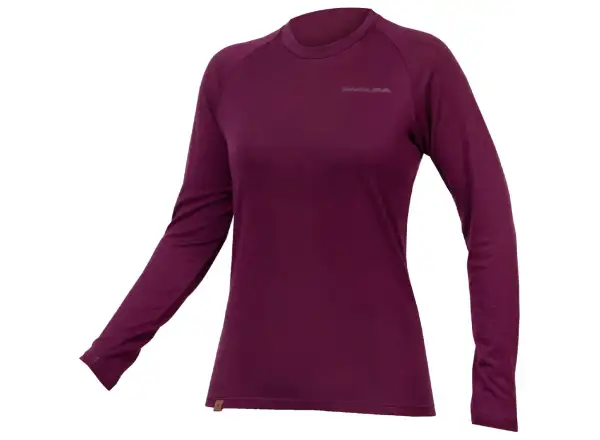 Endura Baabaa Merino women's base layer long sleeve lilac
