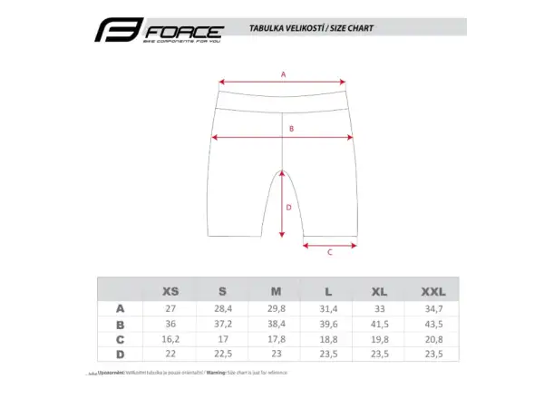 Force Dash Lady women's shorts with padding black/white