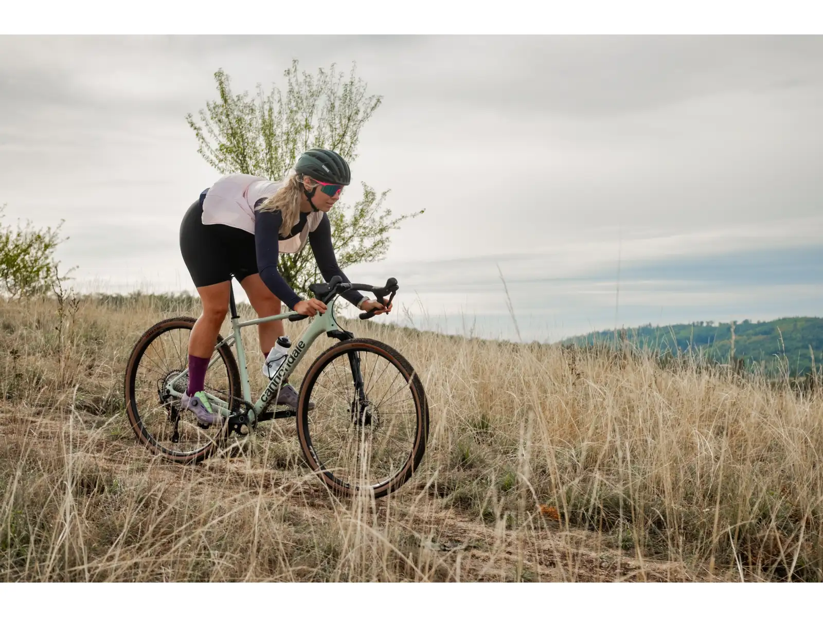 Cannondale Topstone CAAD Lefty gravel bike Sky Grey