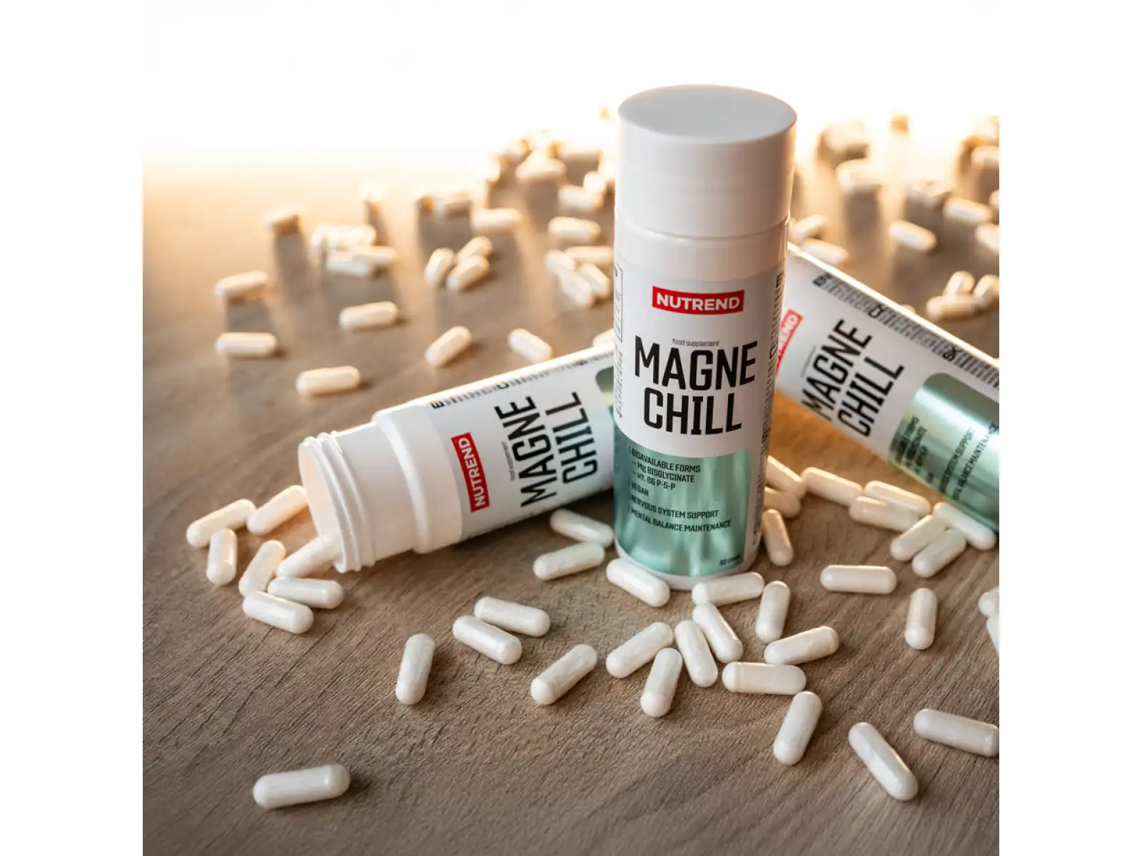 Nutrend Magnechill magnesium bisglycinate with vitamin B6 90 capsules