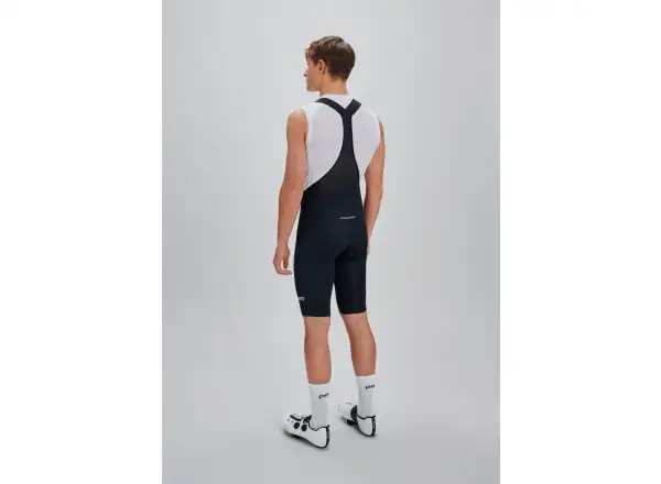 POC Raceday men's shorts with pad and bib Uranium Black