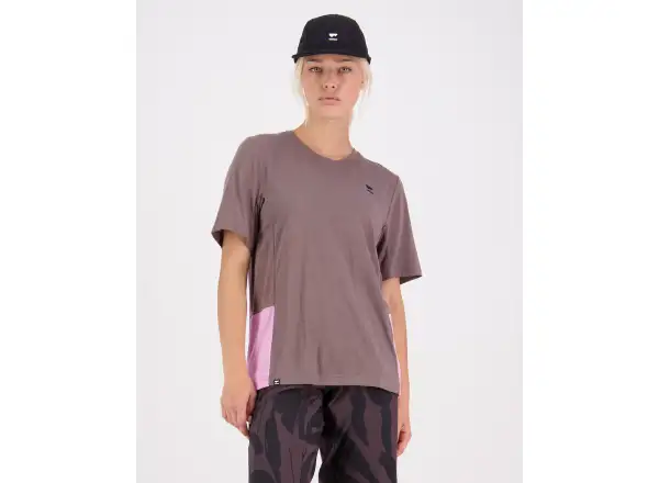 Mons Royale Tarn Merino Shift women's jersey short sleeve Pop Pink/Iron