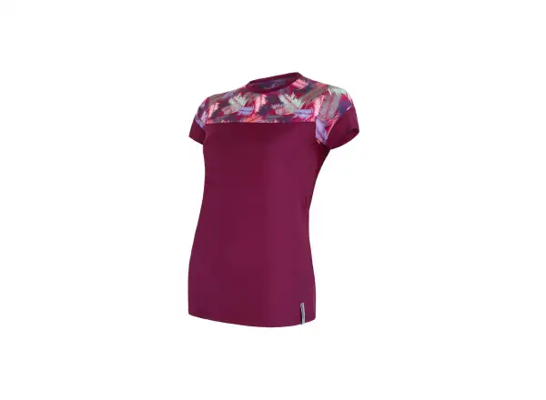 Sensor Coolmax Impress women's T-shirt short sleeve Lilla/Feather