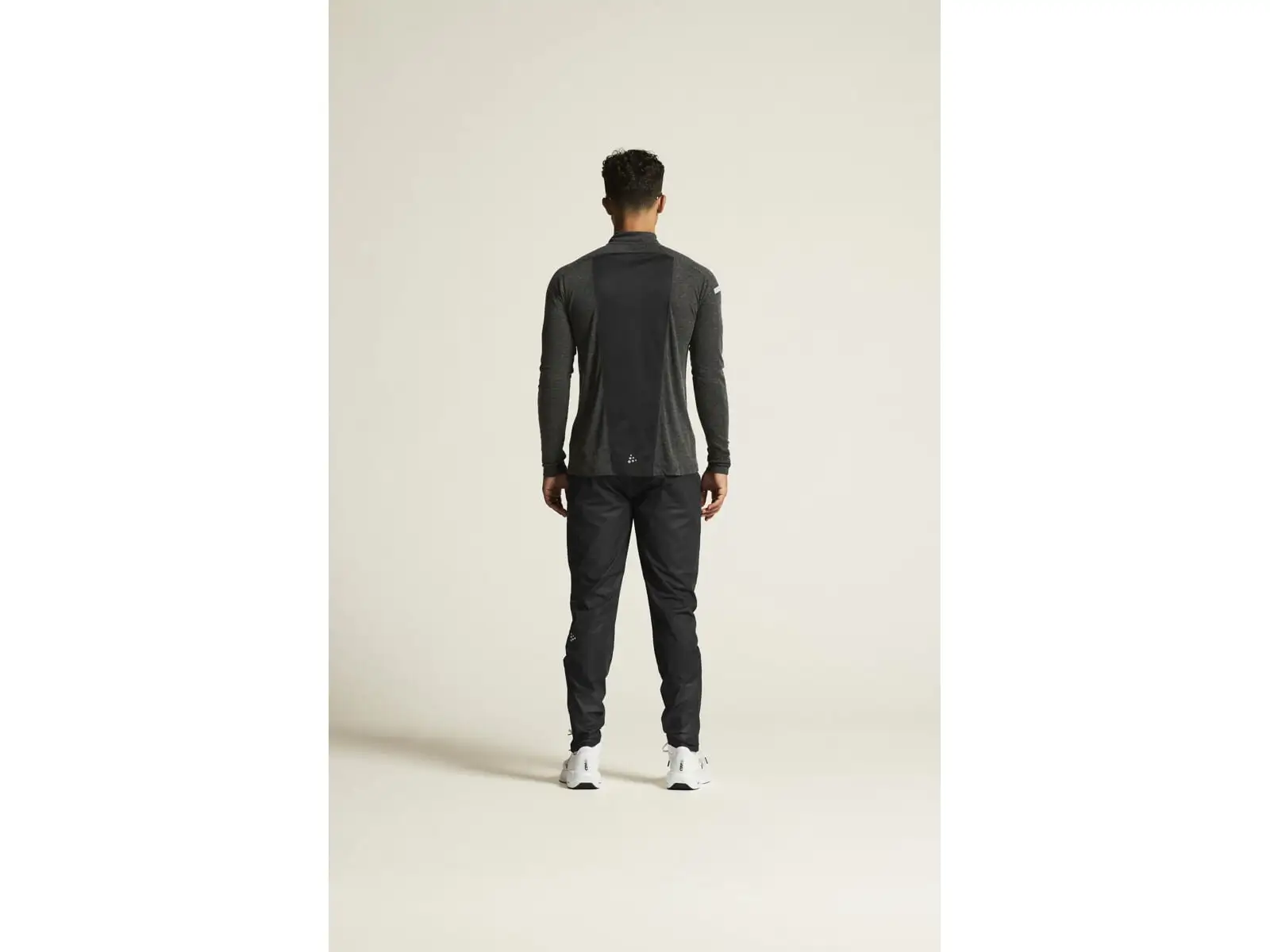 Craft ADV SubZ Wool men's running shirt long sleeve black
