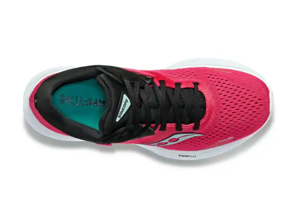 Saucony Ride 16 women's running shoes rose/black