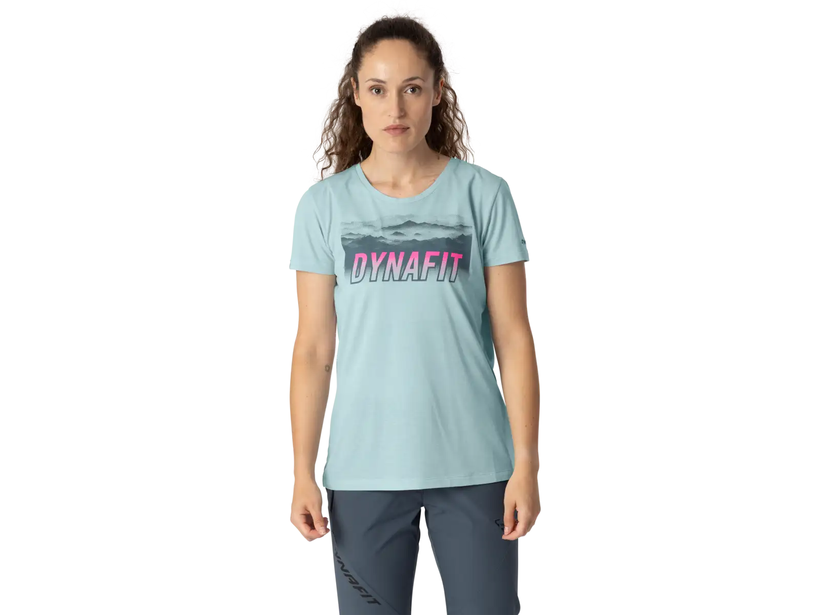 Dynafit Transalper Graphic women's T-shirt short sleeve Cloud Blue