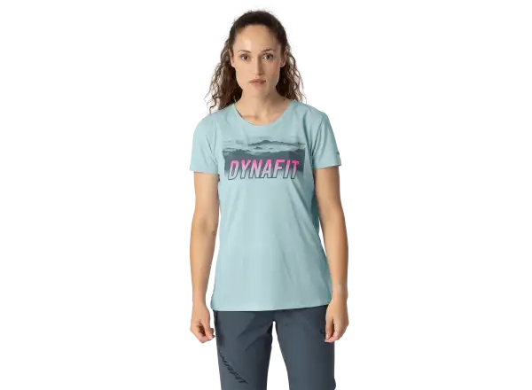 Dynafit Transalper Graphic women's T-shirt short sleeve Cloud Blue