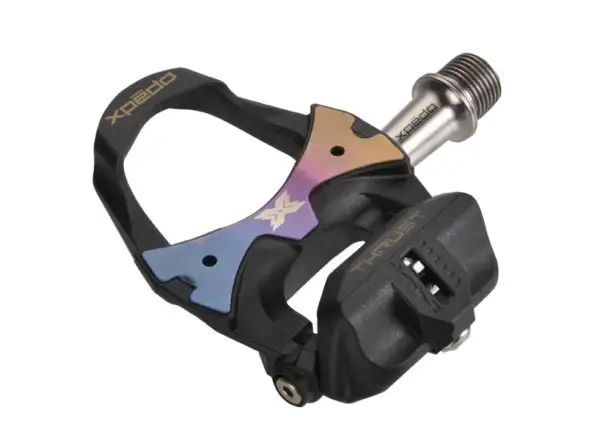 X-pedo Thrust 8 titanium road pedals black