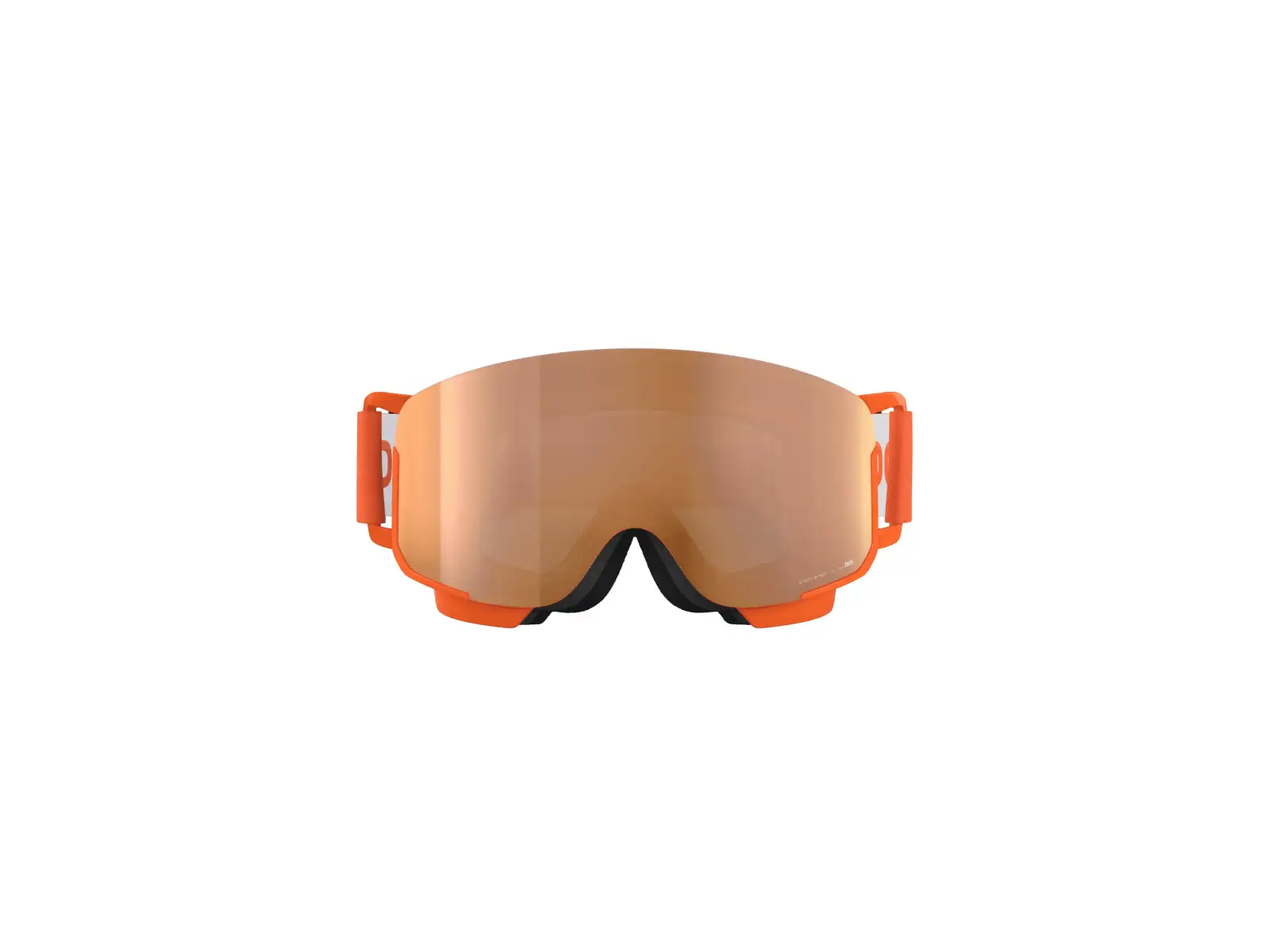 POC POCito Nexal kids ski goggles Fluorescent Orange/Partly Sunny Light Orange