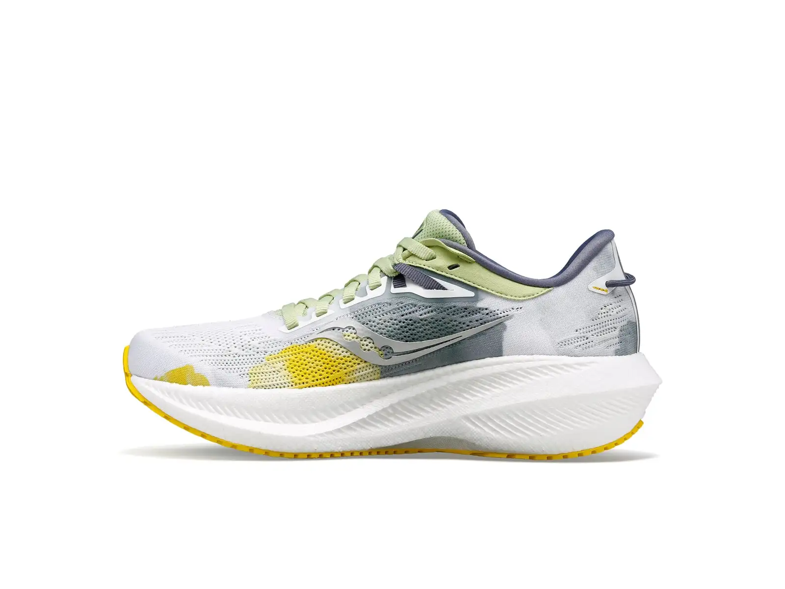 Saucony Triumph 21 women's running shoes White/Fern