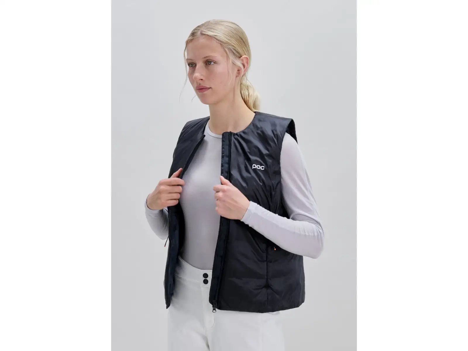 POC Lite Padded Vest women's insulated vest Uranium Black
