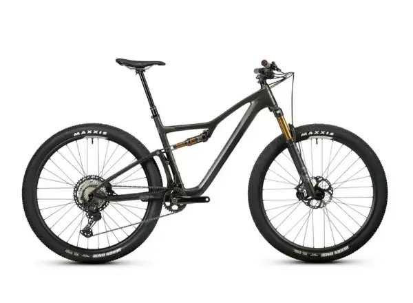 Ibis Exie US XTR Di2 full-suspension mountain bike Clear Charcoal