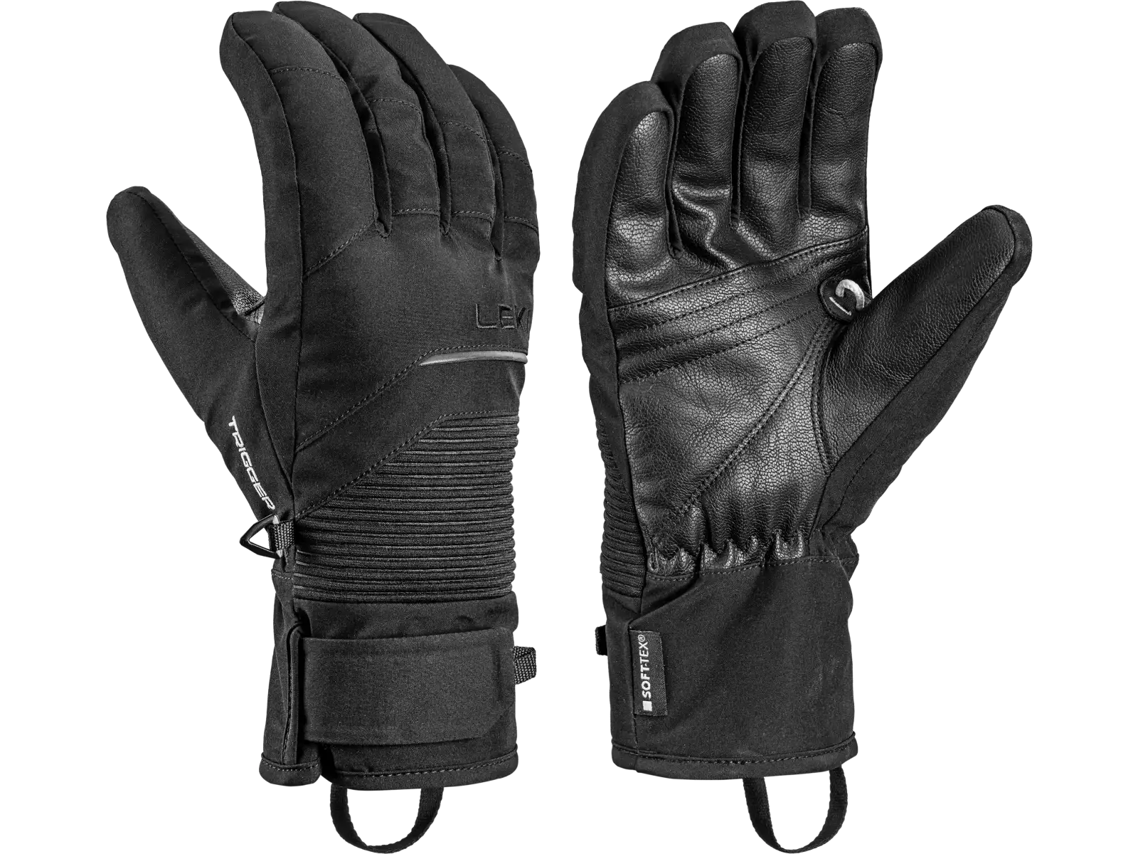 Leki Voltec TR downhill gloves Black