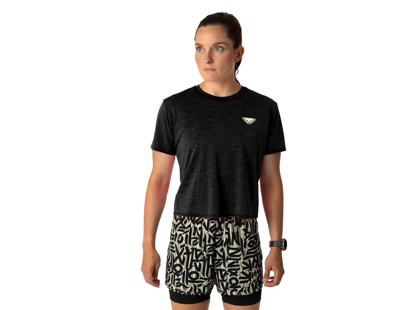 Dynafit Trail women's running T-shirt short sleeve Black Out