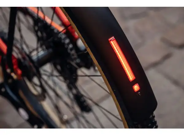 Rock Machine Storm e90-29 Metallic Orange/Silver trekking low-entry e-bike