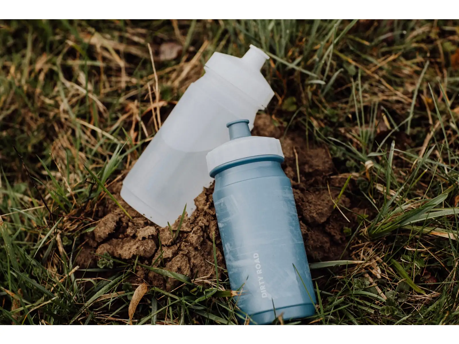 Force Dirty Road cycling bottle 550 ml transparent