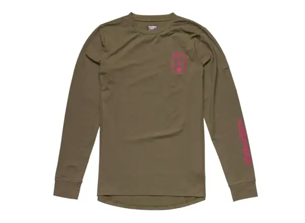 Troy Lee Designs Ruckus Ride Tee kids jersey long sleeve Fangs Olive