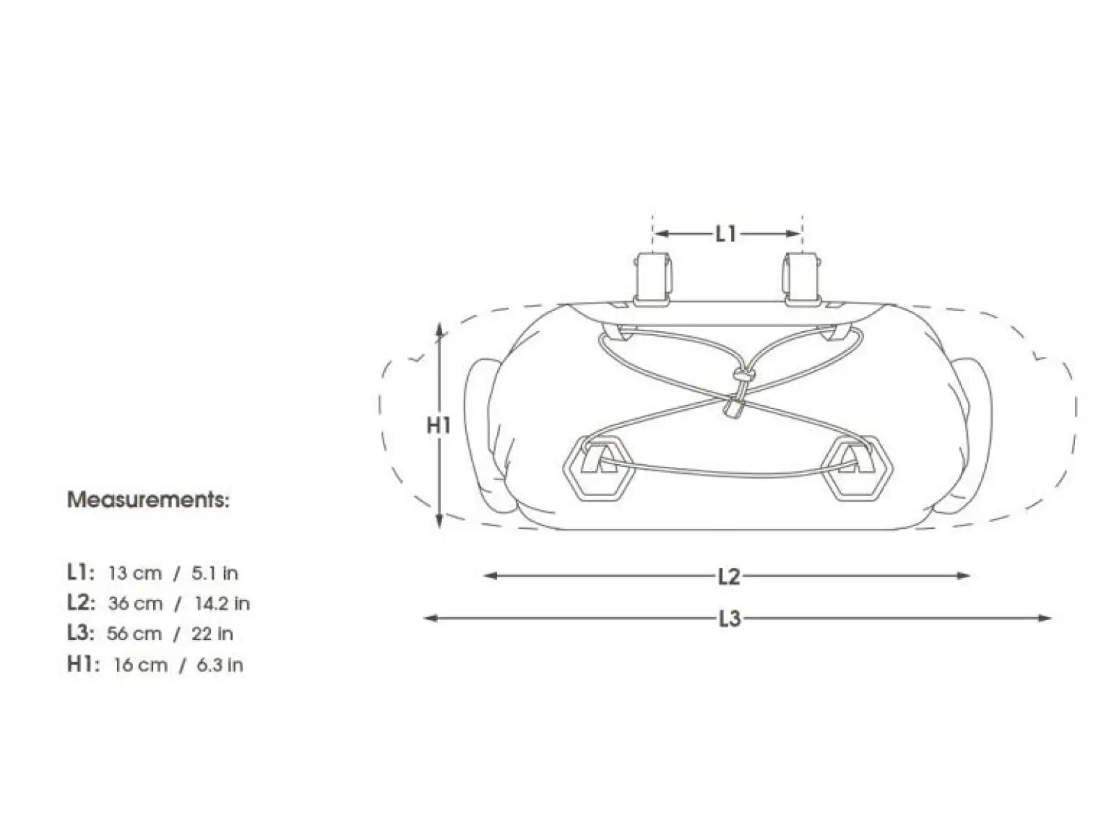 Apidura Expedition handlebar pack 14 l handlebar bag