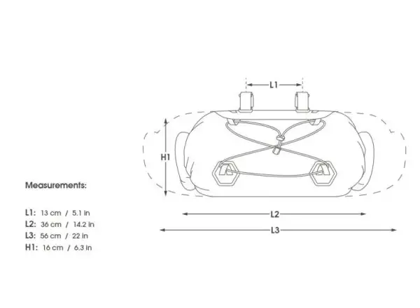 Apidura Expedition handlebar pack 14 l handlebar bag