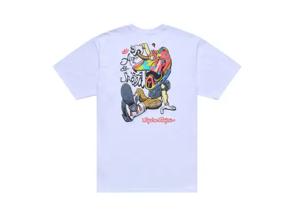 Troy Lee Designs Heritage men's short sleeve T-shirt White