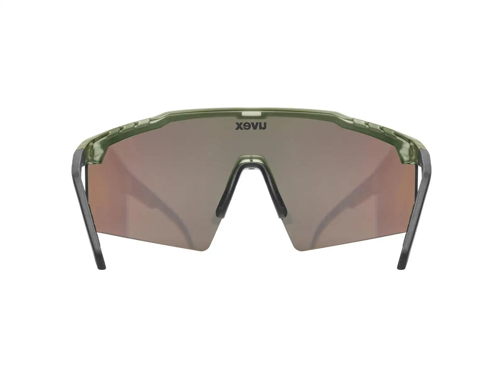 Uvex Flowline sunglasses Olive Matt/Mirror Gold