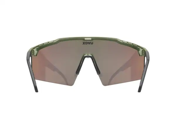 Uvex Flowline sunglasses Olive Matt/Mirror Gold