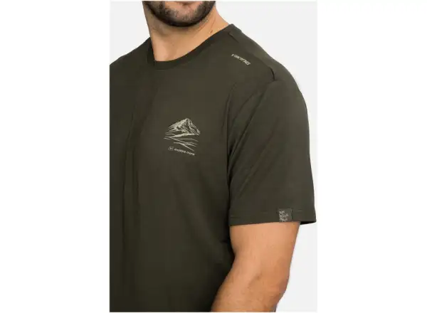 Viking Lenta Bamboo men's T-shirt short sleeve Olive