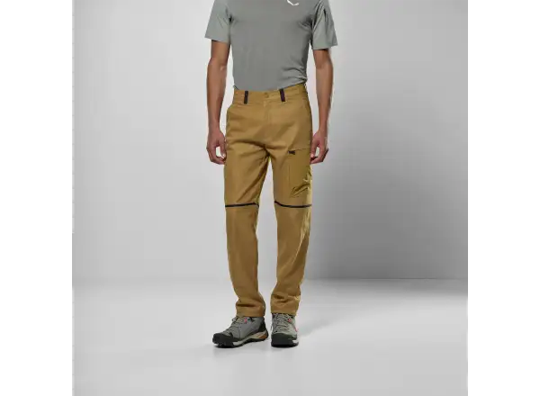 Salewa Puez Hemp/DST 2/1 men's trousers Golden Brown