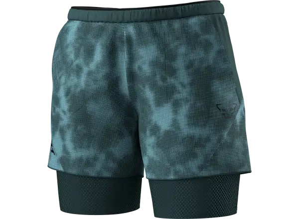 Dynafit Trail Reflective 2in1 women's running shorts Cinder