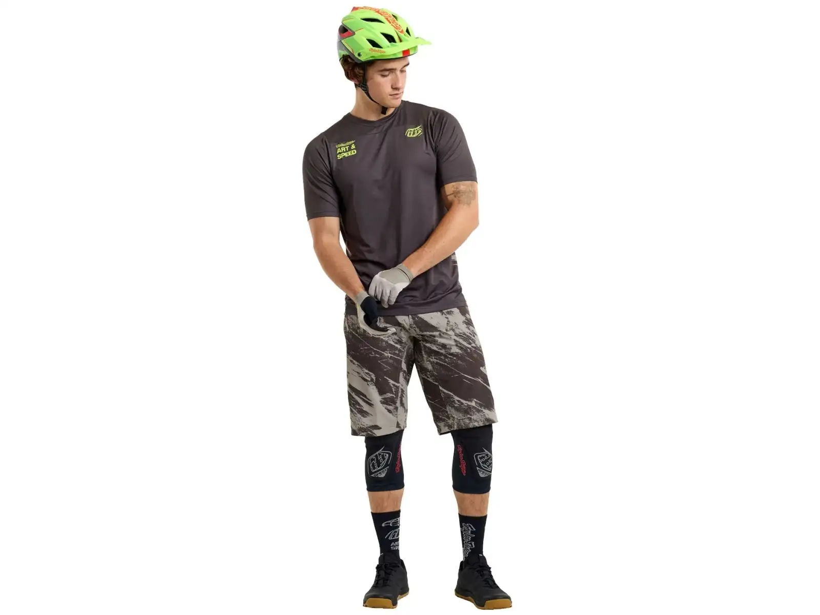 Troy Lee Designs Skyline men's jersey short sleeve Elemental Dark Earth
