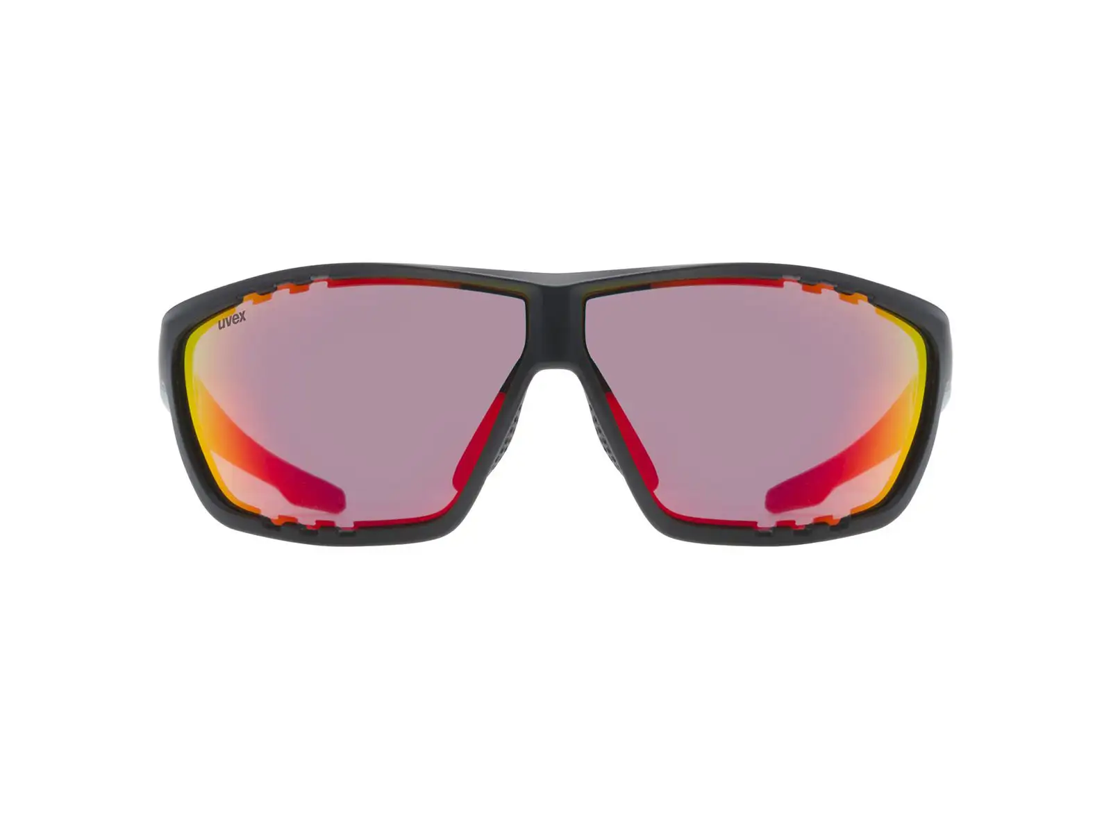 Uvex Sportstyle 706 glasses Black Moss Mat/Mirror Red